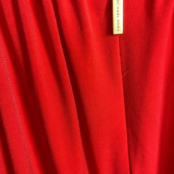 Michael Kors dress halter style A line new red - Picture 4 of 6